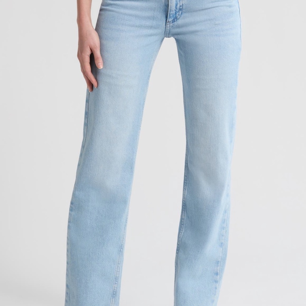 rag & bone Light Blue Flare Jeans